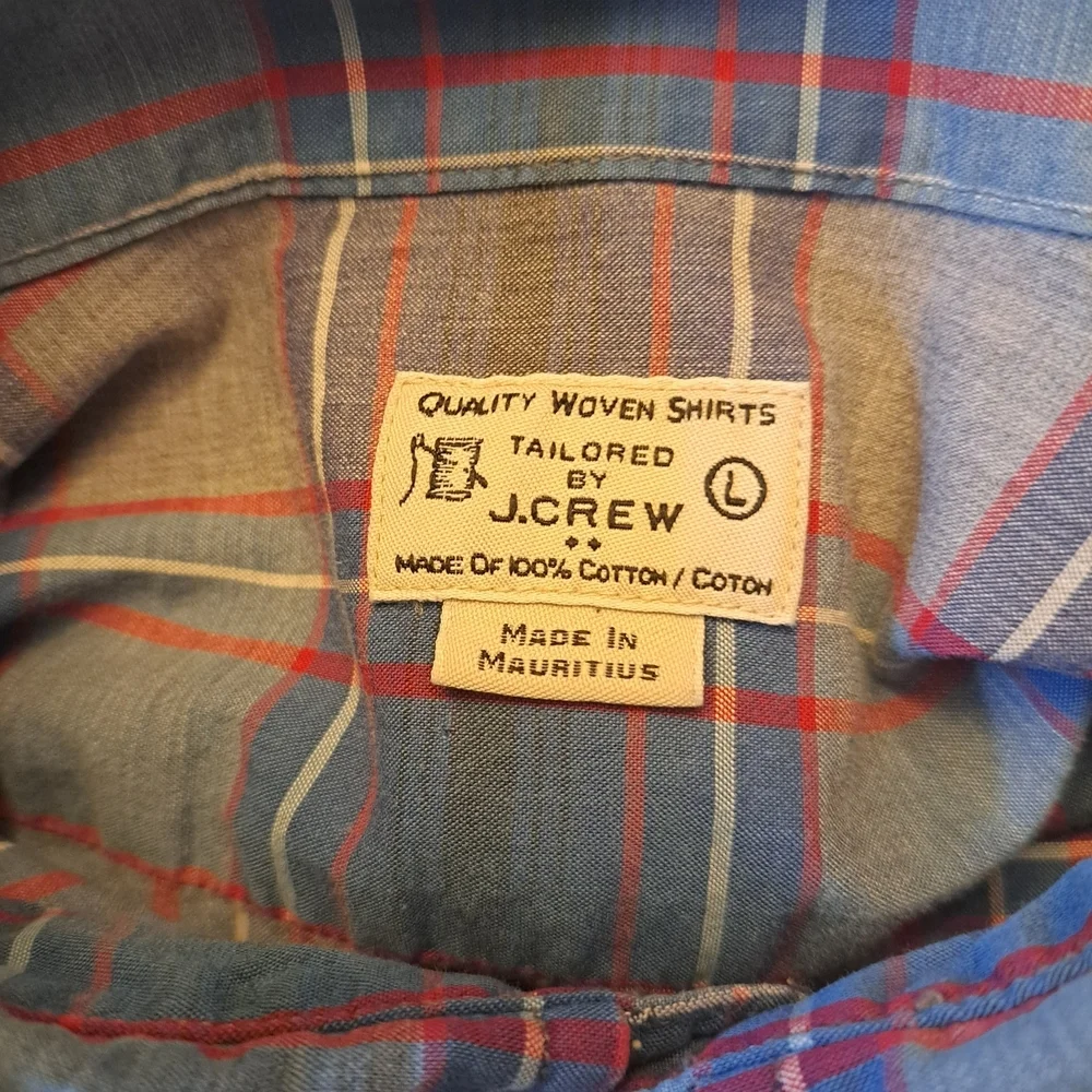 J.Crew Plaid Button-Down Shirt